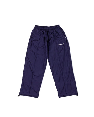 Open image in slideshow, Logo Embroidery Technical Nylon Track Pants - Navy
