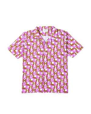 Open image in slideshow, The Puzzle Pieces Button-Up Shirt Purple
