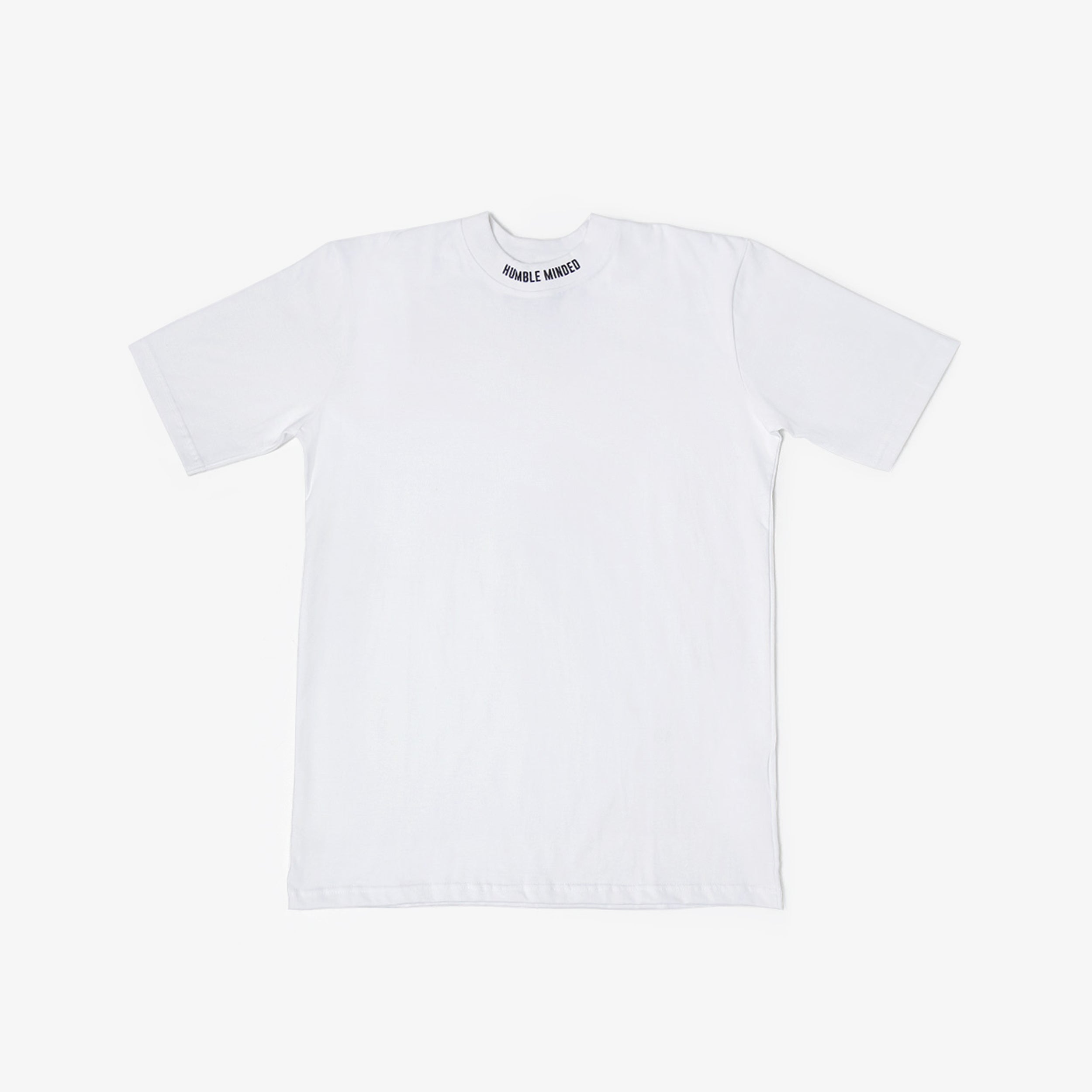 Collar Logo T-Shirt - White – Humble Minded