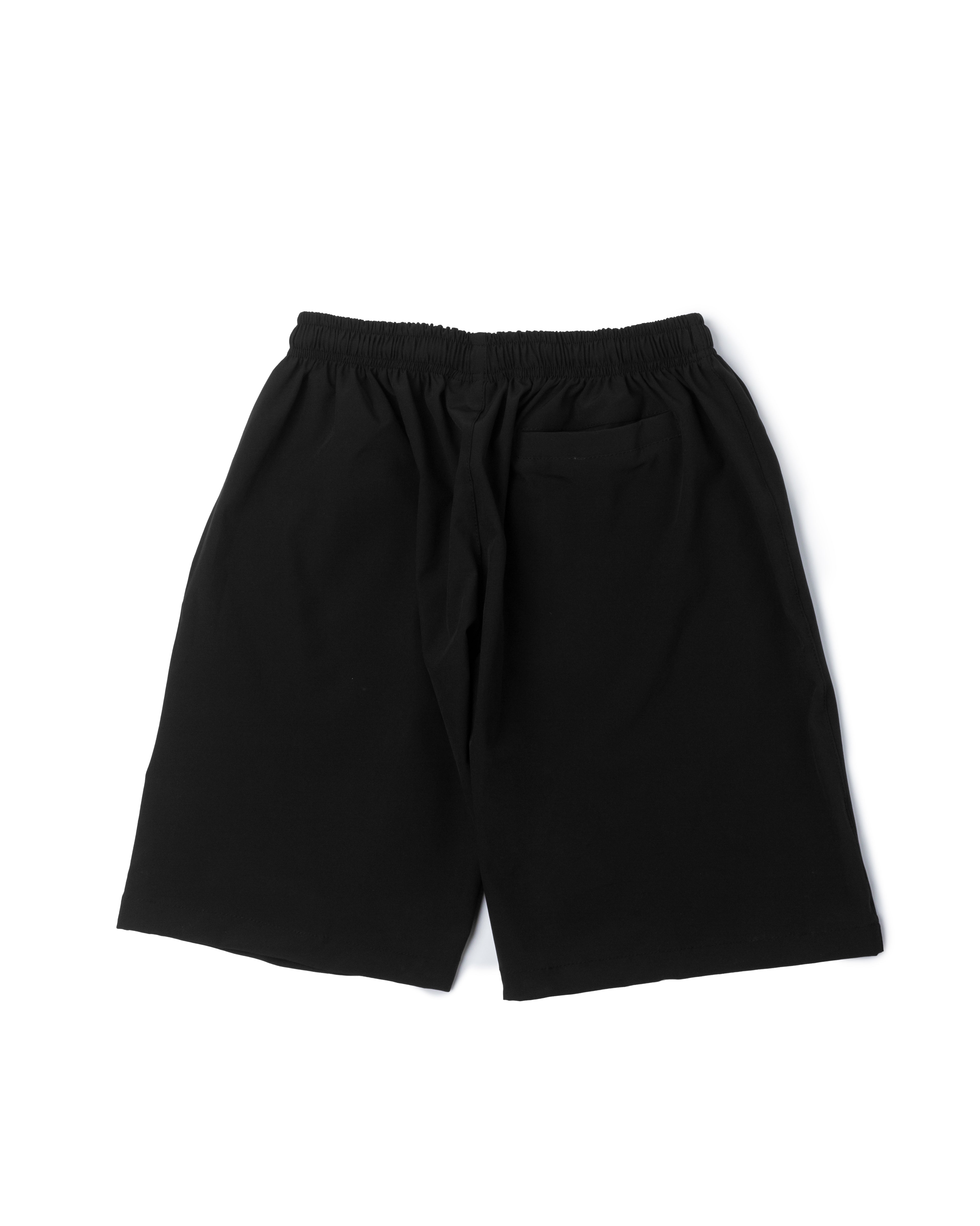 Logo Embroidery Technical Shorts - Black