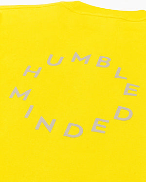 Round Logo Print T-shirt - Yellow